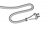 Cable d'alimentation pour friteuse pro 11596-598-606-608