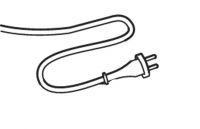 Cable d'alimentation pour friteuse pro 11596-598-606-608