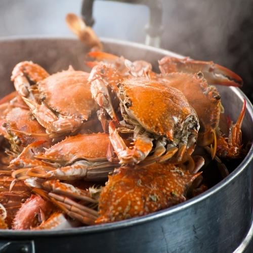 Cuisson du crabe