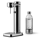 Appareil a gazeifier Inox avec une bouteille en PET recyclable 0,65 litre sans cartouche de gaz CO²