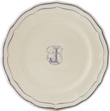 Assiette Canapes 16.5 cm J FILET BLEU MONOGRAMME