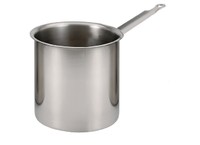 Bain-marie inox a queue sans couvercle o 12 cm