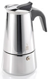 Cafetiere italienne acier inoxydable EMILIO, 6 tasses