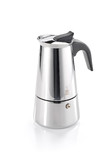 Cafetiere italienne EMILIO, 4 tasses, acier inoxydable