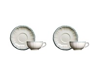 Coffret de 2 Tasses & Soucoupes Dejeuner FILET Acapulco