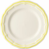 Coffret de 4 Assiettes Canapes FILET Citron