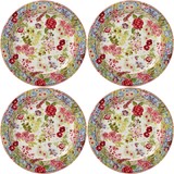 Coffret de 4 Assiettes Canapes MILLEFLEURS