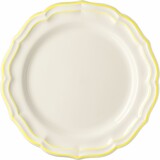 Coffret de 4 Assiettes Plates FILET Citron