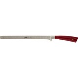 Couteau a Saumon Elegance Rouge 26 Cm - Lame Alveolee