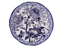 Assiette Plate 27.4 cm Pivoines Bleues PIVOINES BLEUES