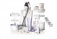 Coffret Bamix Box avec mixeur plongeant SwissLine M200 blanc et accessoires