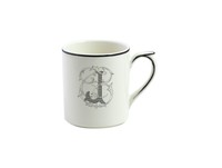 Mug J FILET BLEU MONOGRAMME