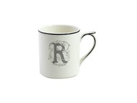Mug R FILET BLEU MONOGRAMME