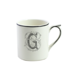 Mug S FILET MANGANESE MONOGRAMME