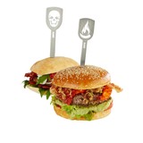 Pics a burgers TORRO, 2 pcs. (tete de mort + flamme)