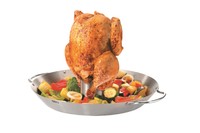 Rotissoire a poulet et wok pour legumes BBQ