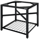 Table modulaire noire pour Big Green Egg 2XLarge avec plateau-grille inclus (san