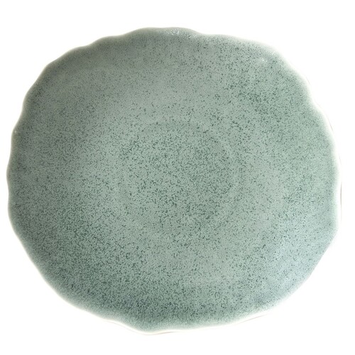 Assiette Plate XL Plume New: Nori 29,5 x 26,5 cm / H 4cm