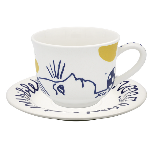 Coffret Petit Dejeuner : Tasse + Coupelle - L\'Archipel Sentimental par Jean-Char