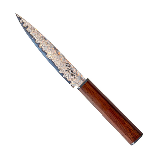 Couteau Damas De Couleur - Ryoma Rainbow - Utilitaire 12,5 cm