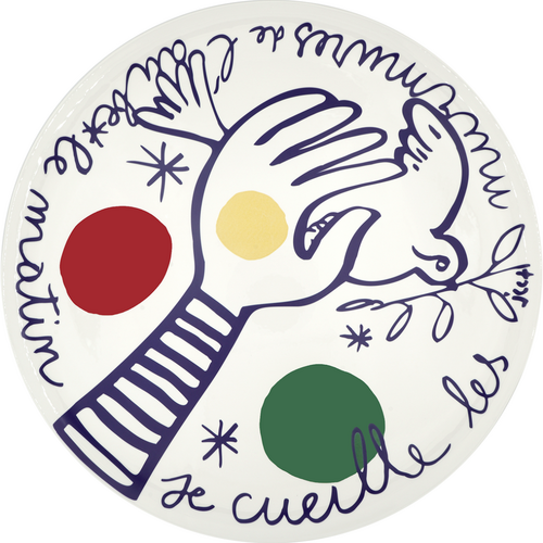 Grand Plat \"Murmures Aube\" - L\'Archipel Sentimental par Jean-Charles de Castelba