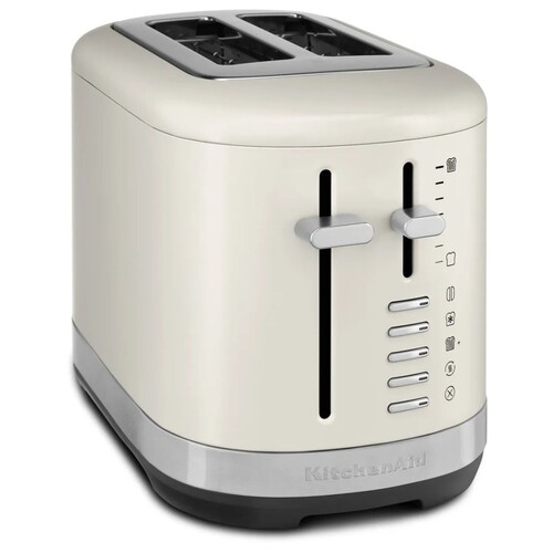 Grille pain toaster 2 tranches manuel - Blanc Porcelaine