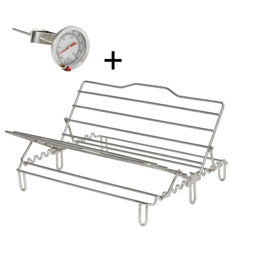 kit rack et thermometre pour plat a four de 35 cm