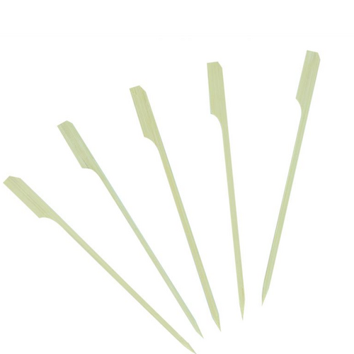 Lot de 100 pics \'brochette\' bambou 7 cm