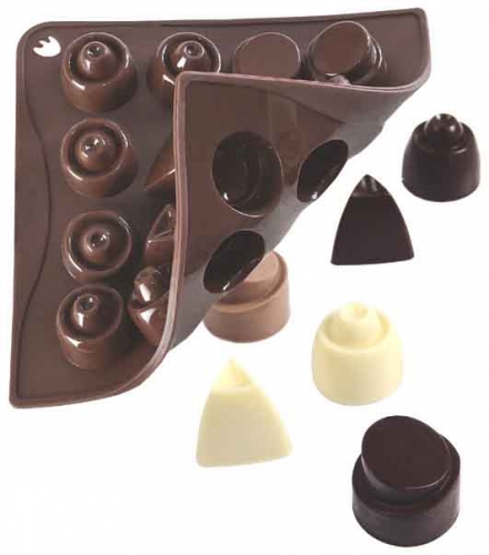 Moule silicone pour chocolats, beurre ou glaçons n° 2