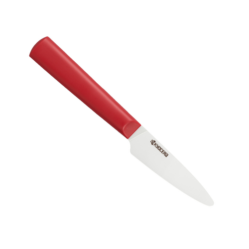 Petit couteau d\'office 7,5 cm Chowa lame céramique - manche rouge