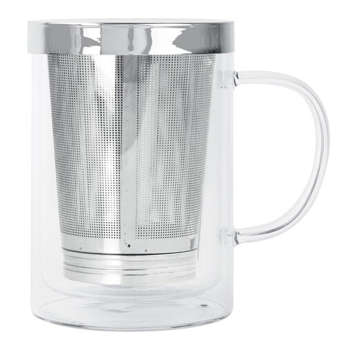 Tasse a the double paroi 0,4 l Verbena avec infuseur - filtre dévissable