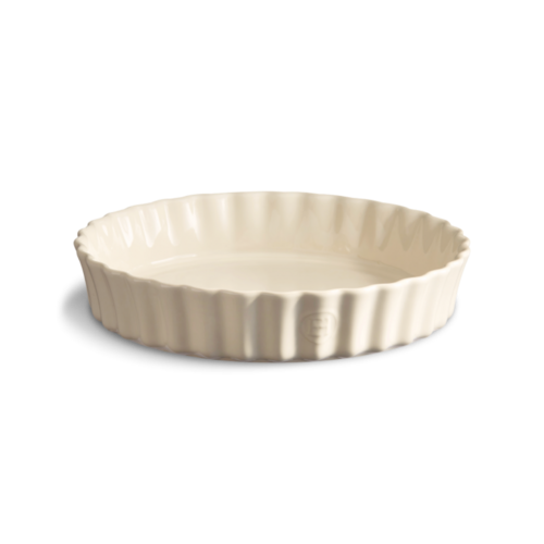 Tourtière haute en céramique Ø 28 cm Blanc Argile