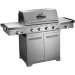 Barbecue 18.4 KW- 4 bruleurs - réchaud latéral