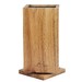 Bloc couteaux en bois d'acacia carre rotatif