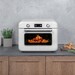 Four combiné cuisson traditionnelle & cuisson vapeur Blanc