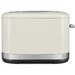 Grille pain toaster 2 tranches manuel - Blanc Porcelaine