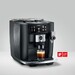 Machine à café automatique à grains J8 Twin avec 2 broyeurs indépendants Diamond Black (EA)