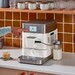 Machine à café automatique avec broyeur KF7 - Blanc Porcelaine