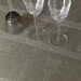 Torchon Essuie-verres Le Jacquard Français 60x80 Cristal Poivre Gris 100% lin