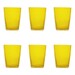 Set de 6 Verres à eau en verre 300 ml Jaune Lime