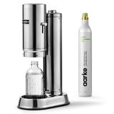 Carbonator Pro Inox avec bouteille en verre 0,8 litre et une cartouche de gaz CO²