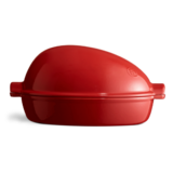 Brique a rotir XL en ceramique 41,5x27,5 cm Rouge Grand Cru