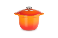 Cocotte haute EVERY en fonte emaillee Ronde 18 cm Volcanique