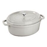 Cocotte ovale 31 cm Truffe blanche