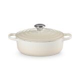 Cocotte ronde Basse 24 cm Meringue