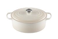 Cocotte Signature en fonte emaillee Ronde 26 cm Meringue