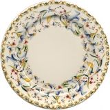 Coffret de 2 assiettes a mignardises en faience Toscana