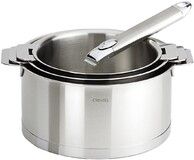 Serie de de 3 casseroles 16 a 20 cm amovibles Strate + 1 poignee inox