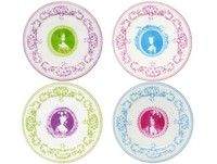 Coffret de 4 Assiettes Mignardises Assorties Marie-Antoinette