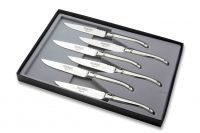 Coffret de 6 couteaux a dessert Laguiole inox